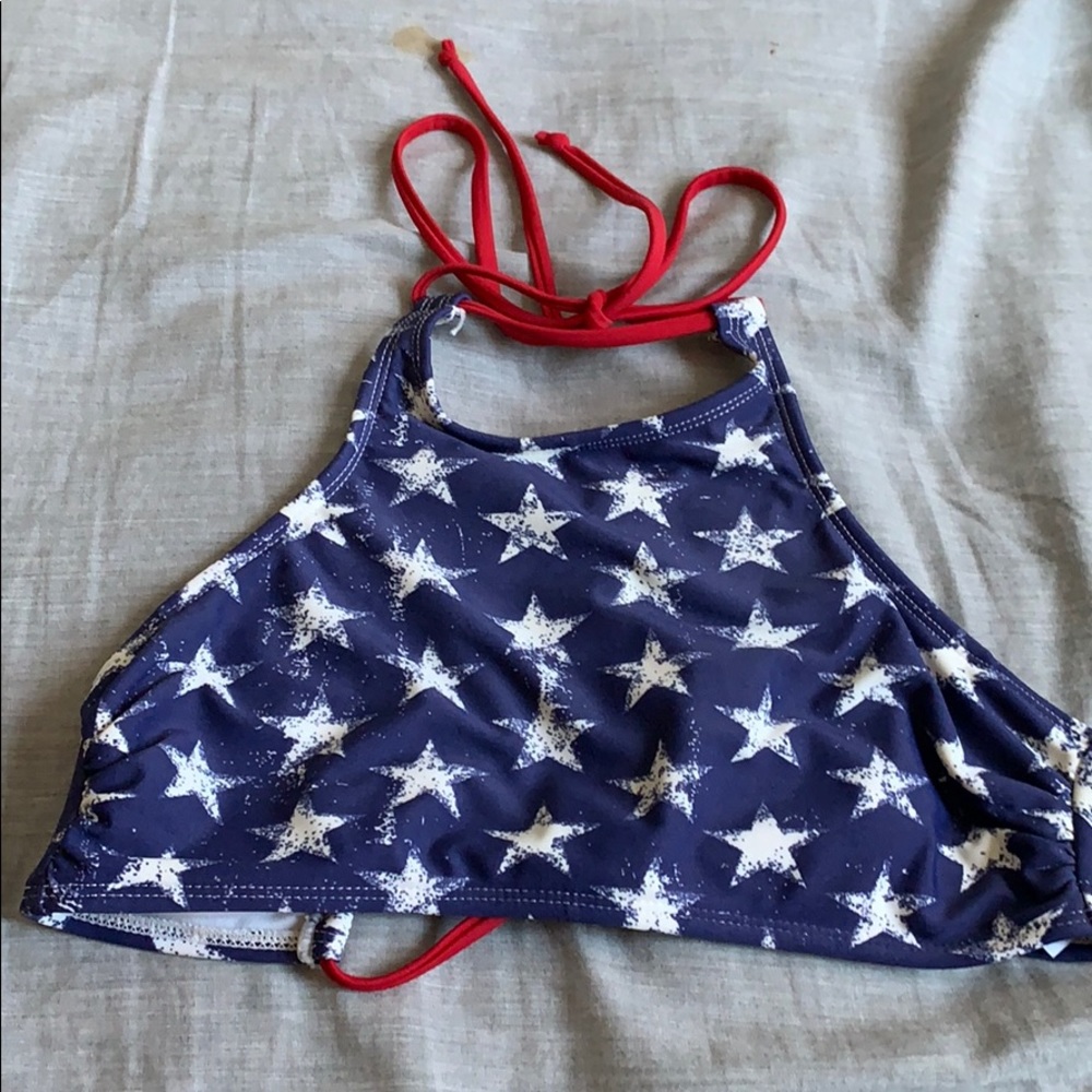 american themed bikini top